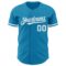 Custom Panther Blue White Authentic Baseball Jersey