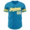 Custom Panther Blue White-Yellow Authentic Baseball Jersey
