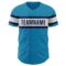 Custom Panther Blue White-Navy Authentic Baseball Jersey