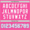 Custom Pink White-Royal Authentic Baseball Jersey