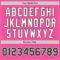 Custom Pink Green-White Authentic Baseball Jersey