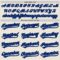 Custom Cream Navy Pinstripe Royal Navy-White Authentic Baseball Jersey