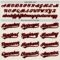 Custom Cream Black Pinstripe Black-Red Authentic Baseball Jersey