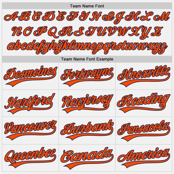 Custom White Navy Pinstripe Orange-Navy Authentic Baseball Jersey