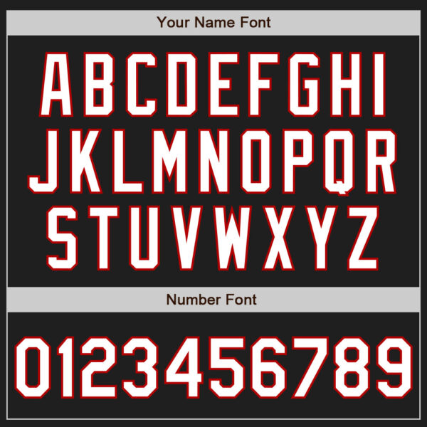 Custom Black White-Red Gradient Classic Vertical Stripe Authentic Baseball Jersey