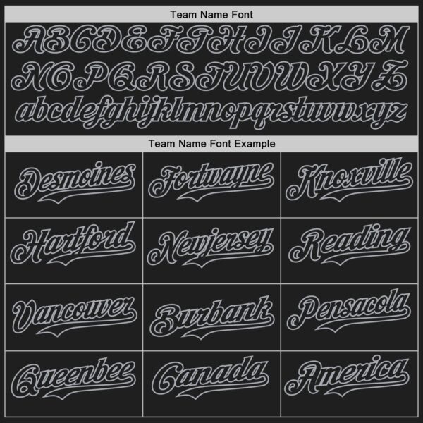 Custom Black-Gray Gradient Classic Vertical Stripe Authentic Baseball Jersey