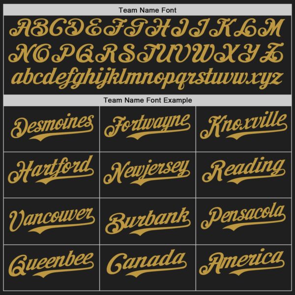 Custom Black Old Gold-Kelly Green Gradient Classic Vertical Stripe Authentic Baseball Jersey