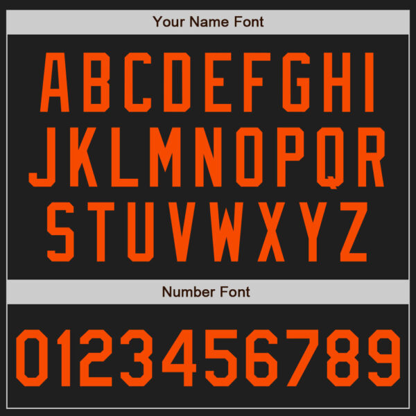 Custom Black Orange-Light Blue Gradient Classic Vertical Stripe Authentic Baseball Jersey