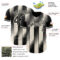 Custom Black Cream-Cream Gradient Classic Vertical Stripe Authentic Baseball Jersey