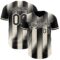 Custom Black Cream-Cream Gradient Classic Vertical Stripe Authentic Baseball Jersey