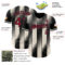 Custom Black Crimson-Cream Gradient Classic Vertical Stripe Authentic Baseball Jersey