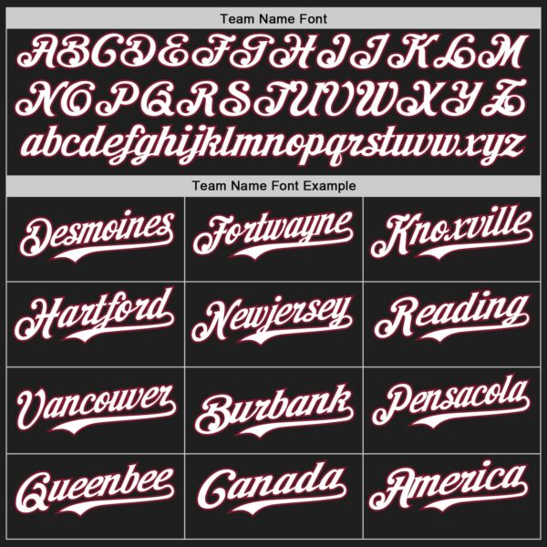 Custom Black White-Crimson Gradient Classic Vertical Stripe Authentic Baseball Jersey