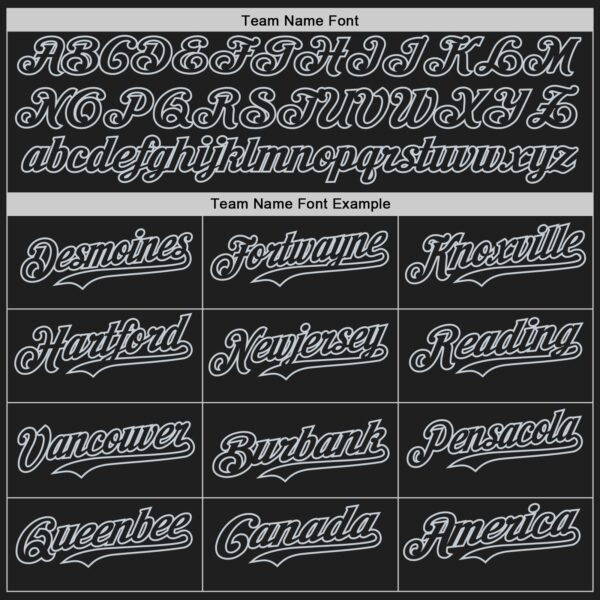 Custom Black-Silver Gradient Classic Vertical Stripe Authentic Baseball Jersey