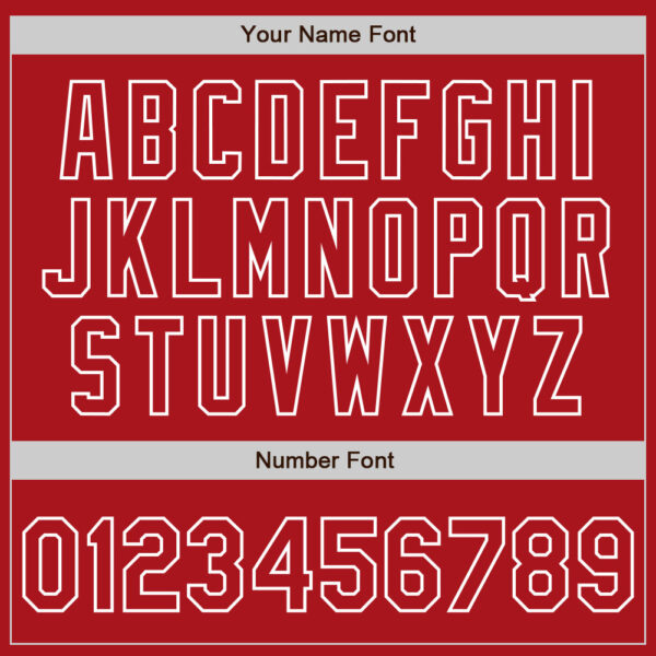 Custom Red-White Gradient Classic Vertical Stripe Authentic Baseball Jersey