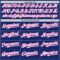 Custom Royal White-Pink Gradient Classic Vertical Stripe Authentic Baseball Jersey