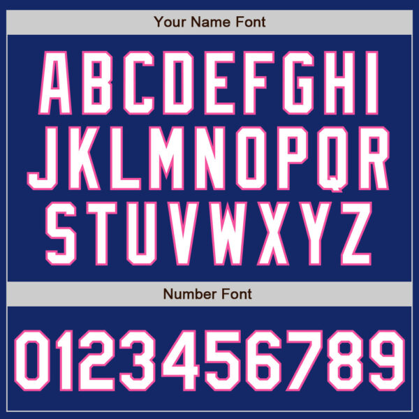 Custom Royal White-Pink Gradient Classic Vertical Stripe Authentic Baseball Jersey