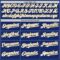 Custom Royal White-Old Gold Gradient Classic Vertical Stripe Authentic Baseball Jersey