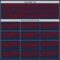 Custom Navy-Red Gradient Classic Vertical Stripe Authentic Baseball Jersey