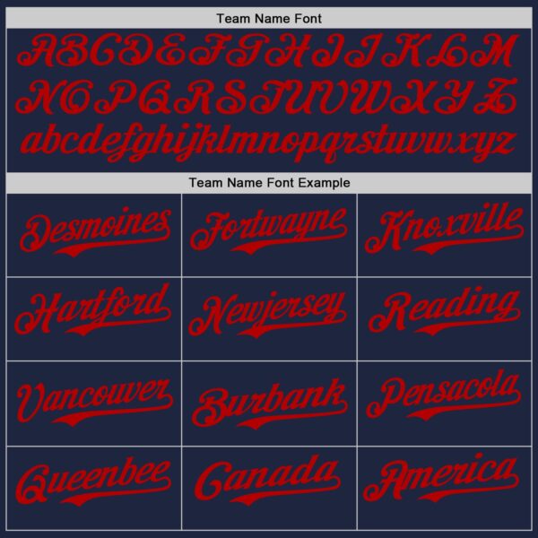 Custom Navy Red-Old Gold Gradient Classic Vertical Stripe Authentic Baseball Jersey