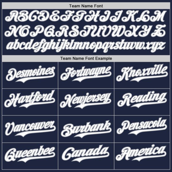 Custom Navy White-Gray Gradient Classic Vertical Stripe Authentic Baseball Jersey