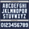 Custom Navy White-Light Blue Gradient Classic Vertical Stripe Authentic Baseball Jersey