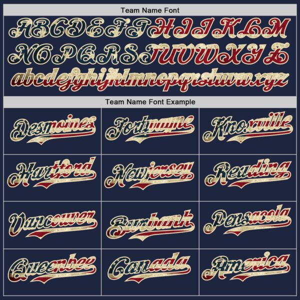 Custom Navy Vintage USA Flag Cream-Cream Gradient Classic Vertical Stripe Authentic Baseball Jersey