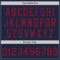 Custom Navy Crimson-Cream Gradient Classic Vertical Stripe Authentic Baseball Jersey
