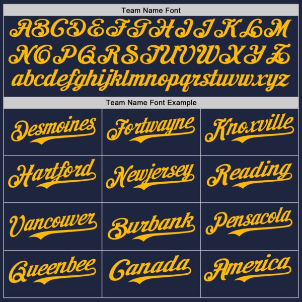 Custom Navy Gold-Crimson Gradient Classic Vertical Stripe Authentic Baseball Jersey