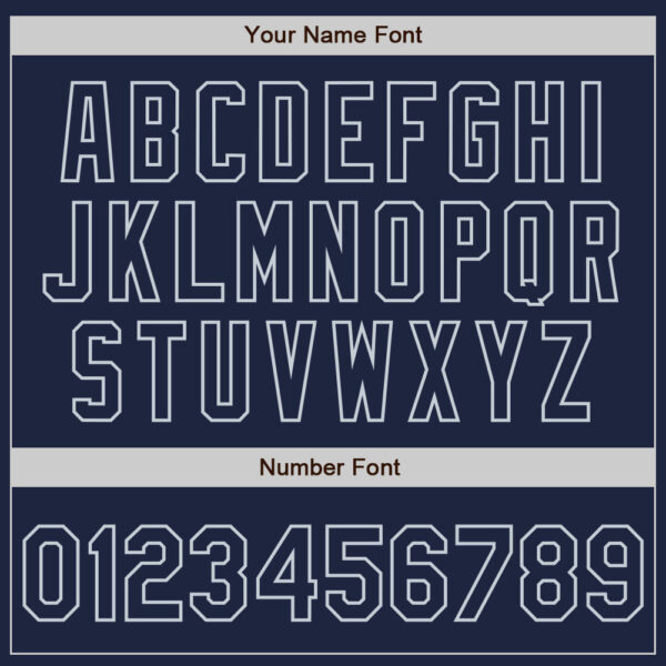 Custom Navy-Silver Gradient Classic Vertical Stripe Authentic Baseball Jersey