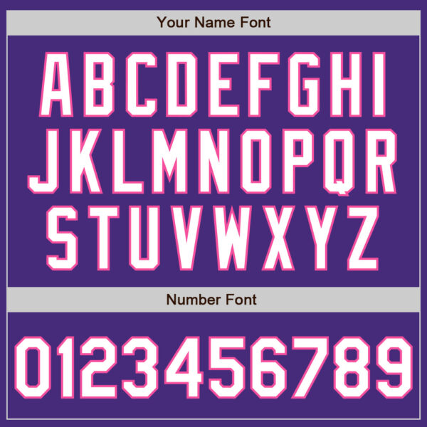 Custom Purple White-Pink Gradient Classic Vertical Stripe Authentic Baseball Jersey