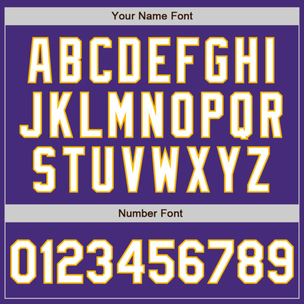 Custom Purple White-Gold Gradient Classic Vertical Stripe Authentic Baseball Jersey