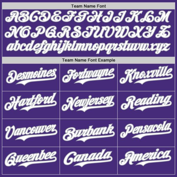 Custom Purple White-Gray Gradient Classic Vertical Stripe Authentic Baseball Jersey