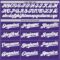 Custom Purple White-Gray Gradient Classic Vertical Stripe Authentic Baseball Jersey