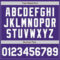 Custom Purple White-Gray Gradient Classic Vertical Stripe Authentic Baseball Jersey