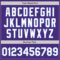 Custom Purple White-Light Blue Gradient Classic Vertical Stripe Authentic Baseball Jersey