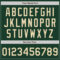 Custom Green Cream-Red Gradient Classic Vertical Stripe Authentic Baseball Jersey