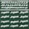 Custom Green White-Gray Gradient Classic Vertical Stripe Authentic Baseball Jersey