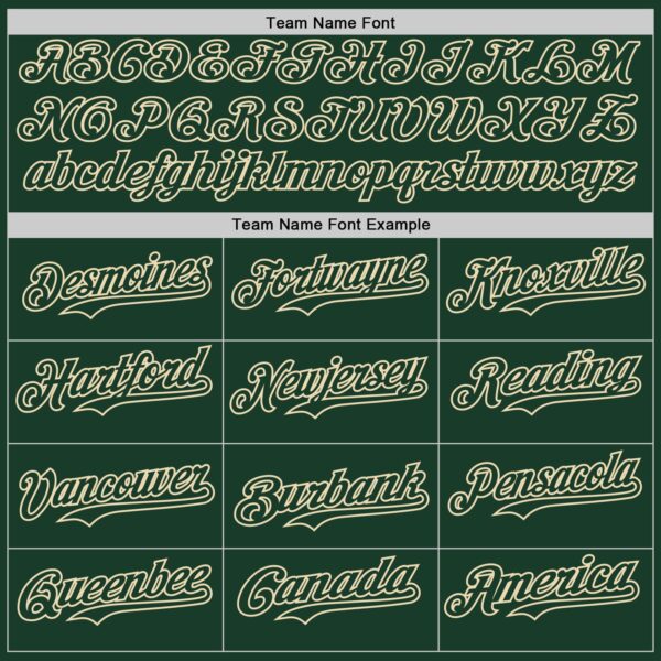 Custom Green Cream-Cream Gradient Classic Vertical Stripe Authentic Baseball Jersey