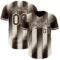 Custom Brown Cream-Cream Gradient Classic Vertical Stripe Authentic Baseball Jersey