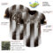 Custom Brown-White Gradient Classic Vertical Stripe Authentic Baseball Jersey