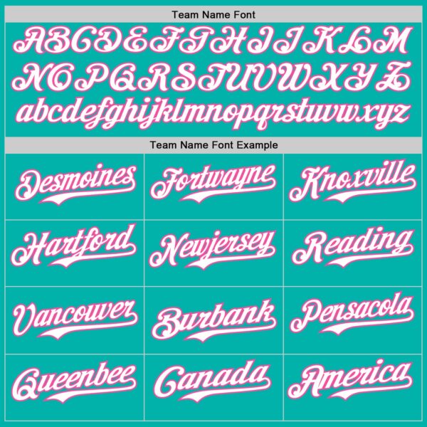 Custom Aqua White-Pink Gradient Classic Vertical Stripe Authentic Baseball Jersey