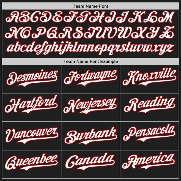 Custom Black White-Red Classic Vertical Stripe Fluid Liquid Texture Authentic Baseball Jersey