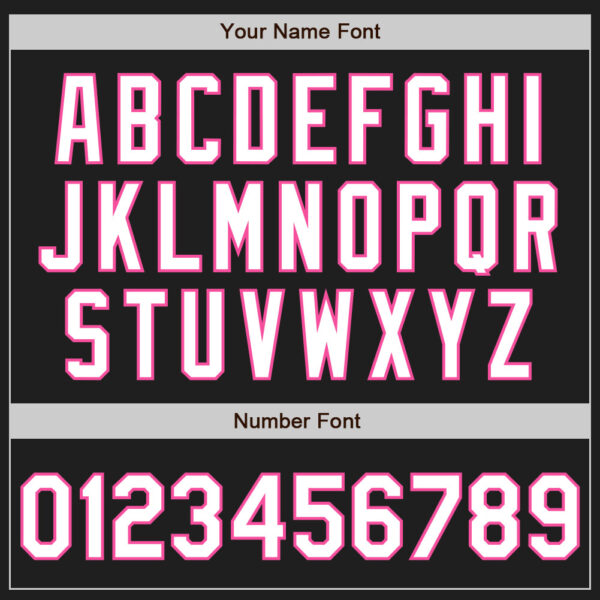 Custom Black White-Pink Classic Vertical Stripe Fluid Liquid Texture Authentic Baseball Jersey