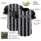 Custom Black-Gray Classic Vertical Stripe Fluid Liquid Texture Authentic Baseball Jersey