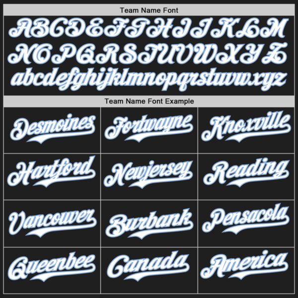 Custom Black White-Light Blue Classic Vertical Stripe Fluid Liquid Texture Authentic Baseball Jersey