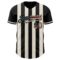 Custom Black Vintage USA Flag-Cream Classic Vertical Stripe Fluid Liquid Texture Authentic Baseball Jersey