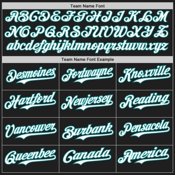 Custom Black White-Teal Classic Vertical Stripe Fluid Liquid Texture Authentic Baseball Jersey