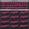 Custom Black Pink-Sky Blue Classic Vertical Stripe Fluid Liquid Texture Authentic Baseball Jersey