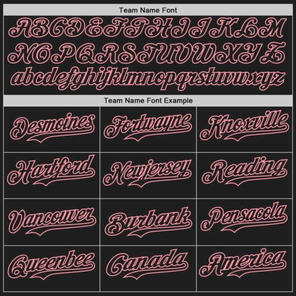 Custom Black-Medium Pink Classic Vertical Stripe Fluid Liquid Texture Authentic Baseball Jersey