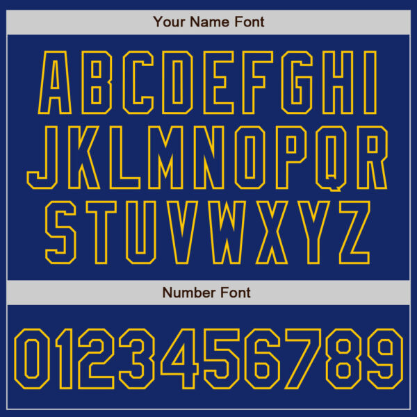 Custom Royal-Yellow Classic Vertical Stripe Fluid Liquid Texture Authentic Baseball Jersey